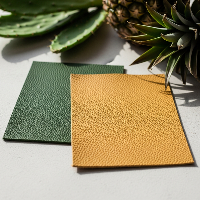 Cuero de Cactus y Piña: La revolución de los textiles veganos